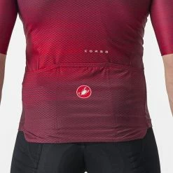 Maillot Manche Courte Castelli Aero Race 6.0 Bordeaux Homme 2023 -VÉLOS Soldes Magasin 03 4523009 421 700x700 4