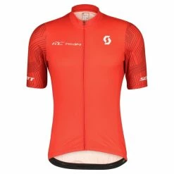 Maillot Manches Courtes Homme Scott RC Team 10 Frery Red White -VÉLOS Soldes Magasin 2886915102 700x700 5
