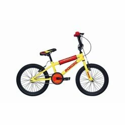 Vélo BMX Kick Enfant 20 Pouces Jaune