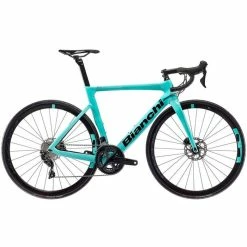 Vélo Route Bianchi Aria Aéro Ultegra Disc Vert Céleste