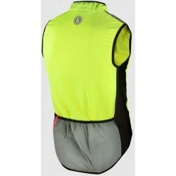 Gilet Coupe-Vent WOWOW Dark 1.1 Réfléchissant Gris / Jaune -VÉLOS Soldes Magasin dark jacket 1 2 700x700 3