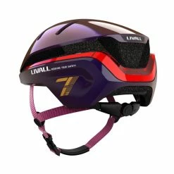 Casque Connecté Livall Bluetooth Evo21 Violet -VÉLOS Soldes Magasin image 4 700x700 2