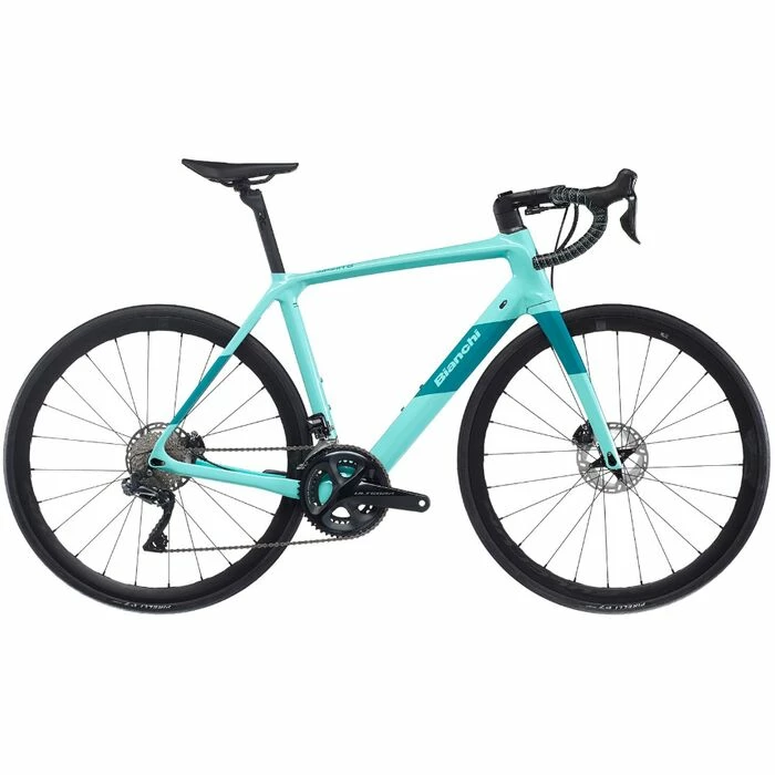 Vélo Route Bianchi Infinito CV 105 Di2 2x12V Vert Céleste 2023 2 Vélo Route Bianchi Infinito CV 105 Di2 2x12V Vert Céleste 2023 – Image 2