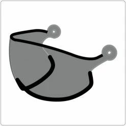 Visière Kask Urban Lifestyle Gris Clair