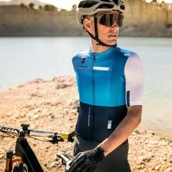 Maillot Manches Courtes Gobik Stark Cobalt Homme -VÉLOS Soldes Magasin maillot hombre stark cobalt gobik warm series22 4 700x700 6
