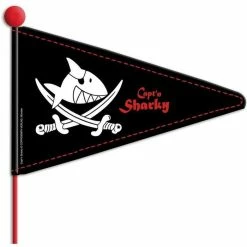 Mât Bike Fashion Capt'n Sharky Double Couche