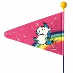 Mât Bike Fashion Licorne Double Paroi