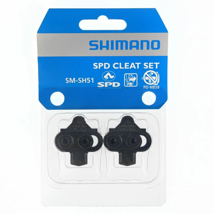 Paire De Cales Shimano VTT Noir SM-SH51 SDP Latéral 1 Paire De Cales Shimano VTT Noir SM-SH51 SDP Latéral