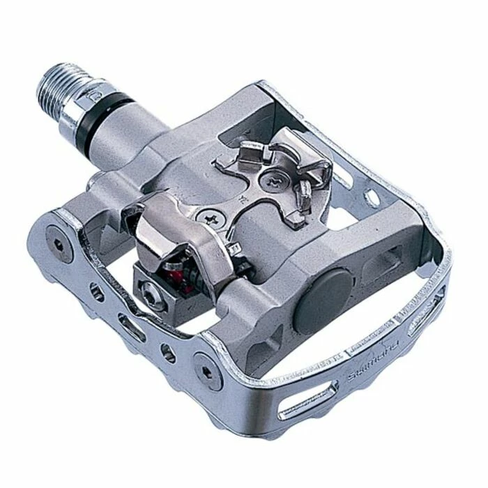 Paire De Pédales Shimano SM-SH56 PD-M324 Loisir Argent 1 Paire De Pédales Shimano SM-SH56 PD-M324 Loisir Argent