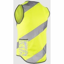 Gilet Sécurité Réfléchissant WOWOW Roadie Jaune -VÉLOS Soldes Magasin roadie adult 2 700x700 3
