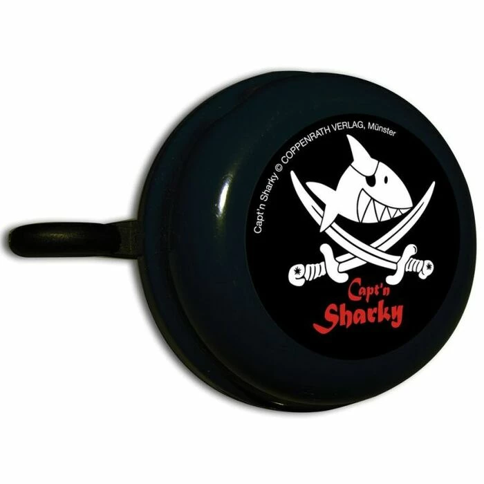 Sonnette Bike Fashion Capt'n Sharky Noir 1 Sonnette Bike Fashion Capt'n Sharky Noir