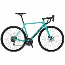 Vélo Route Bianchi Sprint 105 Di2 12V Disc Vert Céleste 2023