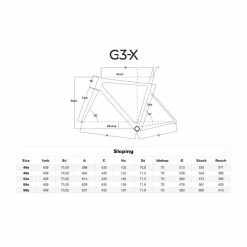 Vélo Gravel Colnago G3X GRX812 Vert -VÉLOS Soldes Magasin taille cadre g3x 700x700 2