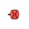 Paire De Pédales Look Trail Grip Rouge Gris