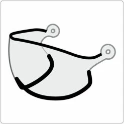 Visière Kask Urban Lifestyle Transparente